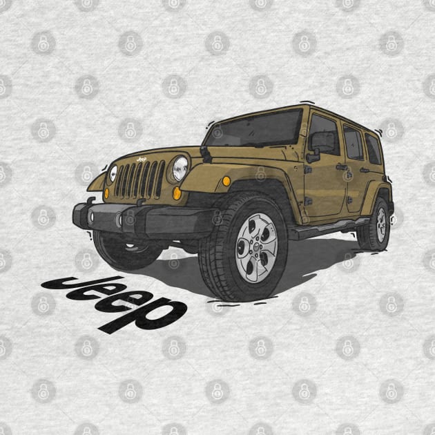 Jeep Wrangler - Peanut by 4x4 Sketch